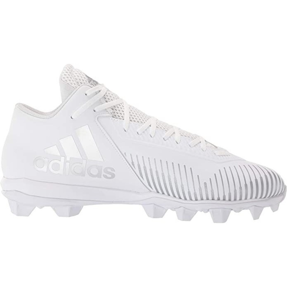 Adidas Men's Freak MD 20 Football Cleats FW3576 White Silver Metallic Sz 9